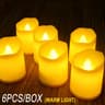 Flickering LED Ivory Flameless Tealight Candles For Weddings And Home Decor 8
