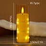 LED Flameless Candle With Fairy String Lights For Romantic Home Decor 7