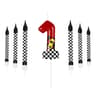 Racing Car Number Birthday Cake Candles And Cake Topper Set 7