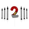 Racing Car Number Birthday Cake Candles And Cake Topper Set 8