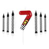 Racing Car Number Birthday Cake Candles And Cake Topper Set 13