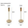 2 Piece Gold Metal Candle Holder Set For Home Decor 10