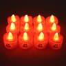 Flameless LED Tea Light Candles Realistic Flickering Wax Effect 5