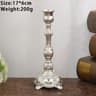 European Metal Candlestick Holders Set Of 2 Gold And Silver 11
