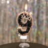 Luxury Rhinestone Crown Number Birthday Candle Cake Topper 14