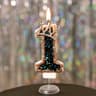 Luxury Rhinestone Crown Number Birthday Candle Cake Topper 6