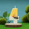 Construction Excavator Number Birthday Candle Cake Topper 9