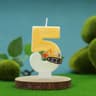 Construction Excavator Number Birthday Candle Cake Topper 10