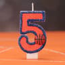 Basketball Number Birthday Candle 0 To 9 Cake Topper 9