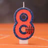 Basketball Number Birthday Candle 0 To 9 Cake Topper 12