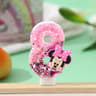 Cartoon Sequin Number Birthday Candle Cake Topper 0 To 9 12