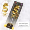 Rose Gold Crown Bow Number Birthday Candle 0 To 9 21