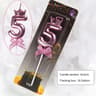 Rose Gold Crown Bow Number Birthday Candle 0 To 9 11