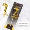 Rose Gold Crown Bow Number Birthday Candle 0 To 9 23
