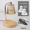 50W Dimmable Candle Warmer Lamp With Timer And Adjustable Height 11