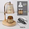 50W Dimmable Candle Warmer Lamp With Timer And Adjustable Height 12