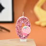 Pink Lollipop Number Birthday Candle Cake Topper 4