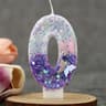 Pink Butterfly Number Birthday Candle Cake Topper 4