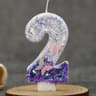 Pink Butterfly Number Birthday Candle Cake Topper 6