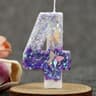 Pink Butterfly Number Birthday Candle Cake Topper 8