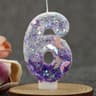 Pink Butterfly Number Birthday Candle Cake Topper 10