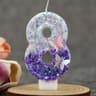 Pink Butterfly Number Birthday Candle Cake Topper 12