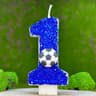 Football Number Birthday Candle Cake Topper 3