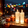 Crystal LED Flameless Candle Lantern Night Light 7