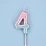 Gradient Glitter Number Birthday Candle Cake Topper 20