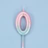 Gradient Glitter Number Birthday Candle Cake Topper 16