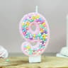 Macaron Number Birthday Cake Candle 15