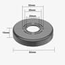 Adjustable ABS Shower Faucet Wall Flange Cover 21