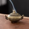 Vintage Three Legged Alloy Incense Burner And Stick Holder 13