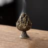 Vintage Three Legged Alloy Incense Burner And Stick Holder 6