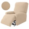 Stretch Spandex Recliner Sofa Cover Four Piece Set 13