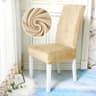 Soft Velvet Plush Stretch Dining Chair Cover 7