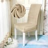 Soft Velvet Plush Stretch Dining Chair Cover 6