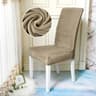 Soft Velvet Plush Stretch Dining Chair Cover 8