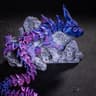 3D Printed Articulated Magic Dragon Desktop Toy 6