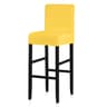 Waterproof Short Back Dining Chair Cover 14