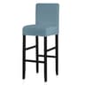Waterproof Short Back Dining Chair Cover 9