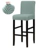 Stretch Jacquard Short Back Bar Chair Cover 13