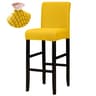 Stretch Jacquard Short Back Bar Chair Cover 21