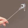 French Star Moon Gemstone Hair Pins For Women 3