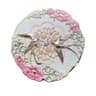 Vintage Chinese Peony Flower Handheld Pocket Makeup Mirror 7