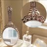 Vintage European Handheld Cosmetic Makeup Mirror 8