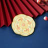 Chinese Style Embossed Floral Handheld Pocket Makeup Mirror 7