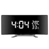 Curved Screen LED Alarm Clock With Temperature And Humidity Display 6