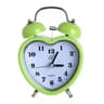 Heart Shape Silent Alarm Clock With Night Light And Snooze 10