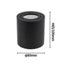 GU10 Round Surface Mounted Ceiling Spotlight Fixture 6